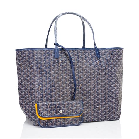 goyard tote marine navy|saint louis tote blue goyard.